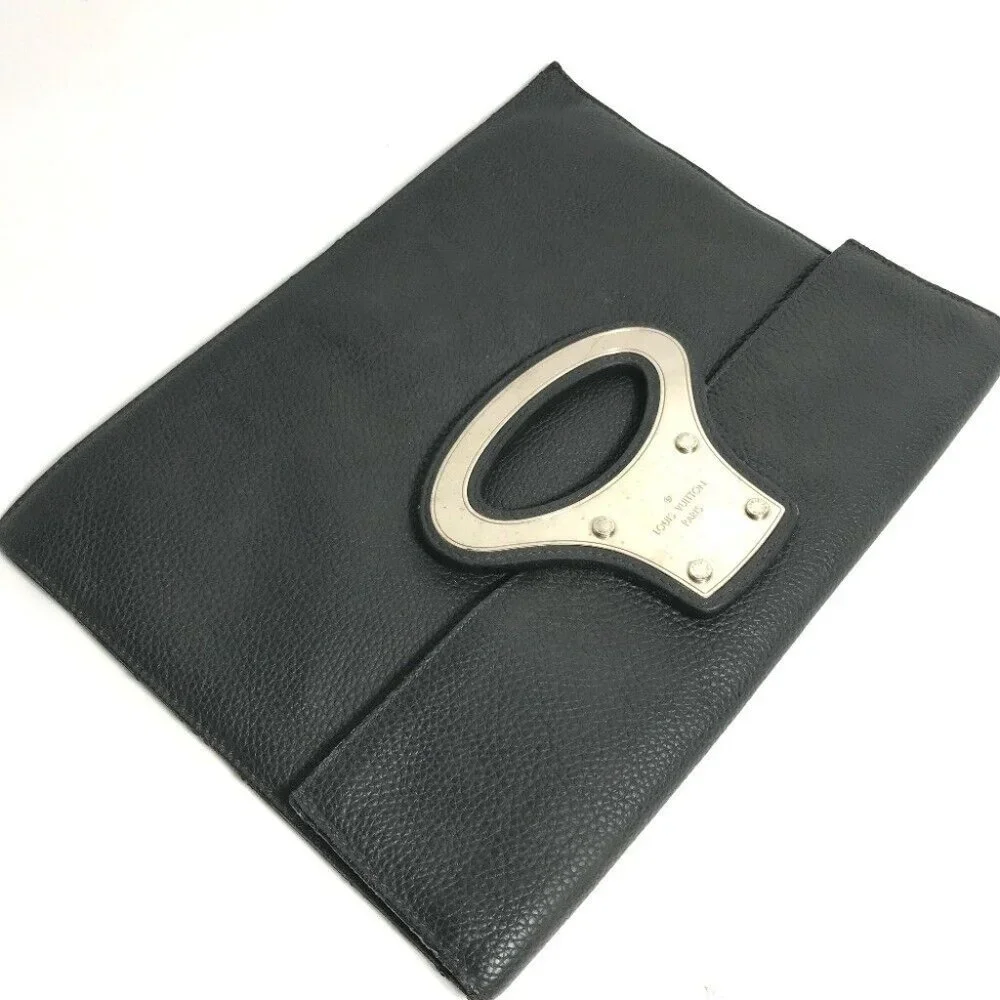 LOUIS VUITTON M48811 portfolio 2WAY Hand Bag Clutch Taurillon Clemence Leather